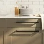 Cabinet handles 10 pcs black stainless steel 320 mm by , Cabinet knobs and handles - Ref: Foro24-3203677, Price: 36,52 €, Dis...