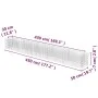 Arriate de gaviones de acero 450x50x50 cm de vidaXL, Maceteros y jardineras - Ref: Foro24-143565, Precio: 115,41 €, Descuento: %