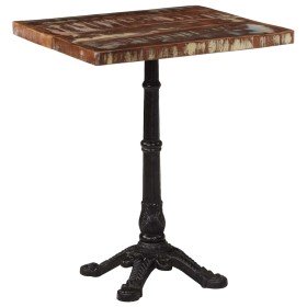 Mesa de bistró de madera maciza reciclada 60x60x76 cm en Mesas de comedor | Comprar online en Foru.es