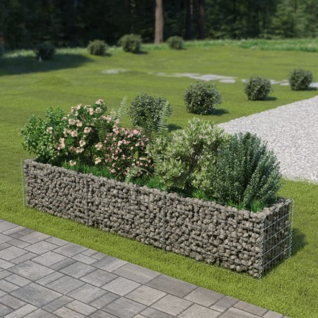Arriate de gaviones de acero 270x50x50 cm de vidaXL, Maceteros y jardineras - Ref: Foro24-143563, Precio: 74,05 €, Descuento: %