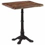 Mesa de bistró de madera maciza reciclada 60x60x76 cm en Mesas de comedor | Comprar online en Foru.es