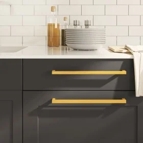 Schrankgriffe 20 Stück goldfarbener Edelstahl 320 mm von , Schrankknöpfe und Griffe - Ref: Foro24-3203649, Preis: 62,28 €, Ra...