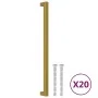 Schrankgriffe 20 Stück goldfarbener Edelstahl 320 mm von , Schrankknöpfe und Griffe - Ref: Foro24-3203649, Preis: 62,28 €, Ra...