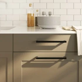 Cabinet handles 20 pcs black stainless steel 224 mm by , Cabinet knobs and handles - Ref: Foro24-3203656, Price: 49,62 €, Dis...