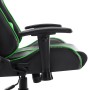 Silla de gaming de cuero sintético negro y verde en Sillas gaming | Comprar online en Foru.es