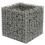 Arriate de gaviones de acero 50x50x50 cm de vidaXL, Maceteros y jardineras - Ref: Foro24-143570, Precio: 36,95 €, Descuento: %