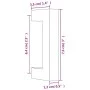 Cabinet handles 10 pcs silver stainless steel 64 mm by , Cabinet knobs and handles - Ref: Foro24-155380, Price: 21,71 €, Disc...