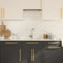 Griffe für Schränke, 5 Stück, goldener Edelstahl, 320 mm. von , Schrankknöpfe und Griffe - Ref: Foro24-155394, Preis: 21,68 €...