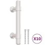 Tiradores para armarios 10 uds acero inoxidable plateado 64 mm by , Cabinet knobs and handles - Ref: Foro24-155412, Price: 22...