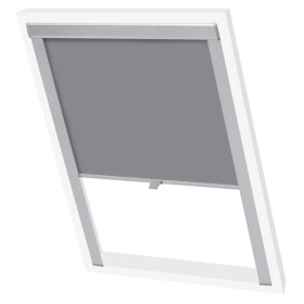Persiana opaca enrollable gris PK06 de vidaXL, Persianas y estores - Ref: Foro24-133498, Precio: 69,67 €, Descuento: %