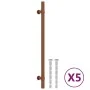 Tiradores para armarios 5 uds acero inoxidable bronce 224 mm by , Cabinet knobs and handles - Ref: Foro24-155433, Price: 20,2...