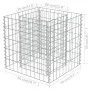 Arriate de gaviones de acero 50x50x50 cm de vidaXL, Maceteros y jardineras - Ref: Foro24-143570, Precio: 34,81 €, Descuento: %