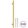 Schrankgriffe 10 Stück Edelstahl goldfarben 224 mm von , Schrankknöpfe und Griffe - Ref: Foro24-3203624, Preis: 32,69 €, Raba...