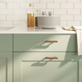 Tiradores para armarios 20 uds acero inoxidable bronce 64 mm by , Cabinet knobs and handles - Ref: Foro24-3203611, Price: 25,...