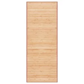 Alfombra de bambú marrón 80x200 cm de vidaXL, Alfombras - Ref: Foro24-247205, Precio: 49,79 €, Descuento: %