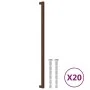 Tiradores para armarios 20 uds acero inoxidable bronce 480 mm by , Cabinet knobs and handles - Ref: Foro24-3203666, Price: 10...