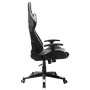 Silla de gaming de cuero sintético negro y blanco en Sillas gaming | Comprar online en Foru.es