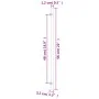 Tiradores para armarios 10 uds acero inoxidable negro 480 mm by , Cabinet knobs and handles - Ref: Foro24-3203714, Price: 31,...