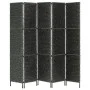 Biombo divisor 5 paneles jacinto de agua negro 193x160 cm de vidaXL, Divisores de ambientes - Ref: Foro24-247352, Precio: 134...