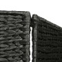 Biombo divisor 5 paneles jacinto de agua negro 193x160 cm de vidaXL, Divisores de ambientes - Ref: Foro24-247352, Precio: 136...