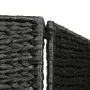 Biombo divisor 5 paneles jacinto de agua negro 193x160 cm de vidaXL, Divisores de ambientes - Ref: Foro24-247352, Precio: 134...