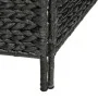 Biombo divisor 5 paneles jacinto de agua negro 193x160 cm de vidaXL, Divisores de ambientes - Ref: Foro24-247352, Precio: 134...