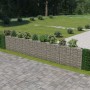 Muro de gaviones de acero 630x30x100 cm de vidaXL, Paneles de vallas - Ref: Foro24-143573, Precio: 246,37 €, Descuento: %