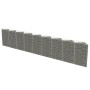 Muro de gaviones de acero 630x30x100 cm de vidaXL, Paneles de vallas - Ref: Foro24-143573, Precio: 246,37 €, Descuento: %