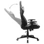 Silla de gaming de cuero sintético negro y blanco en Sillas gaming | Comprar online en Foru.es