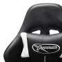 Silla de gaming de cuero sintético negro y blanco en Sillas gaming | Comprar online en Foru.es