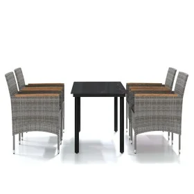 Nachttisch mit LED-Leuchten, geräucherte Eiche, 40 x 39 x 37 cm von , Nachttische - Ref: Foro24-836806, Preis: 46,46 €, Rabat...