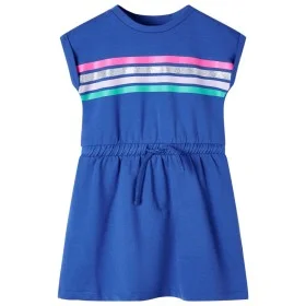 Vestido infantil con cordón azul cobalto 104 de , Vestidos de niños - Ref: Foro24-11120, Precio: 11,97 €, Descuento: %