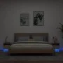 Mesitas de noche con luces LED 2 uds roble Sonoma 40x39x37 cm de , Mesitas de noche - Ref: Foro24-836803, Precio: 71,14 €, De...