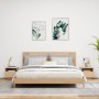Mesitas de noche con luces LED 2 uds roble Sonoma 40x39x37 cm de , Mesitas de noche - Ref: Foro24-836803, Precio: 71,29 €, De...