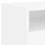 Mesita de noche con luces LED blanco 40x39x37 cm de , Mesitas de noche - Ref: Foro24-836798, Precio: 51,84 €, Descuento: %
