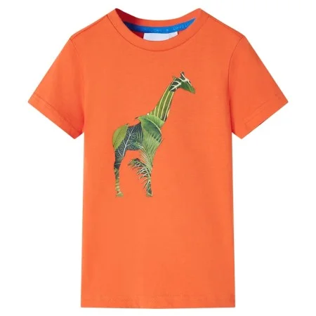 Camiseta infantil naranja 116 de , Camisetas para niños - Ref: Foro24-12271, Precio: 8,06 €, Descuento: %
