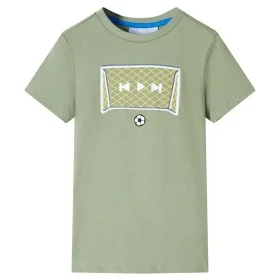 Camiseta infantil caqui claro 128 de , Camisetas para niños - Ref: Foro24-12422, Precio: 7,99 €, Descuento: %