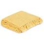 Manta de algodón amarillo mostaza 160x210 cm de vidaXL, Mantas - Ref: Foro24-133762, Precio: 36,92 €, Descuento: %