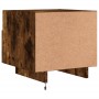 Mesitas de noche con luces LED 2 uds roble ahumado 40x39x37 cm de , Mesitas de noche - Ref: Foro24-836807, Precio: 59,01 €, D...