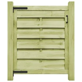 Green impregnated pine wood garden door 100x100 cm by vidaXL, garden gates - Ref: Foro24-45309, Price: 47,23 €, Discount: %