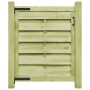 Puerta de jardín madera de pino impregnada verde 100x100 cm de vidaXL, Puertas de jardín - Ref: Foro24-45309, Precio: 48,06 €...