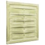 Puerta de jardín madera de pino impregnada verde 100x100 cm de vidaXL, Puertas de jardín - Ref: Foro24-45309, Precio: 48,06 €...