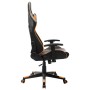 Silla de gaming de cuero sintético negro y naranja en Sillas gaming | Comprar online en Foru.es
