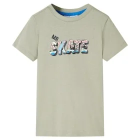 Camiseta infantil caqui claro 104 de , Camisetas para niños - Ref: Foro24-12565, Precio: 7,93 €, Descuento: %