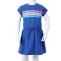 Vestido infantil con cordón azul cobalto 116 de , Vestidos de niños - Ref: Foro24-11121, Precio: 10,77 €, Descuento: %