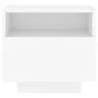 Mesitas de noche con luces LED 2 unidades blanco 40x39x37 cm de , Mesitas de noche - Ref: Foro24-836799, Precio: 71,55 €, Des...