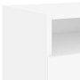Mesitas de noche con luces LED 2 unidades blanco 40x39x37 cm de , Mesitas de noche - Ref: Foro24-836799, Precio: 73,75 €, Des...