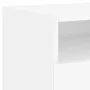 Mesitas de noche con luces LED 2 unidades blanco 40x39x37 cm de , Mesitas de noche - Ref: Foro24-836799, Precio: 71,55 €, Des...