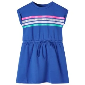 Vestido infantil con cordón azul cobalto 140 de , Vestidos de niños - Ref: Foro24-11123, Precio: 10,77 €, Descuento: %
