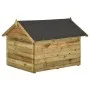 Casa de perros de jardín tejado abierto madera pino impregnada de vidaXL, Casetas para perros - Ref: Foro24-45151, Precio: 22...